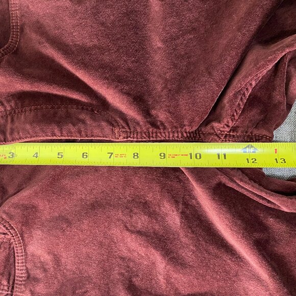 LOFT Made & Loved Velvet Like Jeans Women's 28 Mid Rise Rust Red Casual Pants - Picture 11 of 14